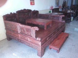 床类-仙家紫檀 红木家具 古典家具 小叶紫檀罗汉床 厂家直销-床类尽在阿里巴巴-.